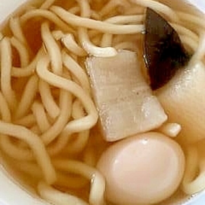 残りおでんで　☆　煮込みうどん